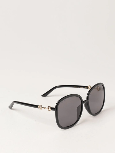 Gucci Sunglasses In Tortoiseshell Acetate