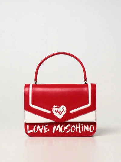 Love Moschino Bag In Synthetic Leather In Red