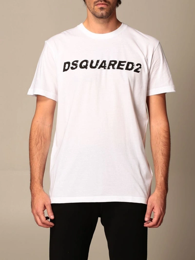 Dsquared2 Basic T-shirt With Logo In White