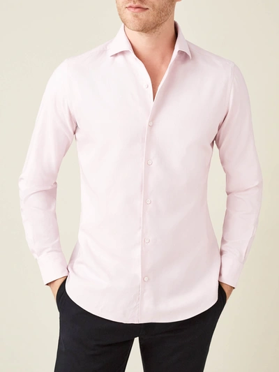Luca Faloni Light Pink Oxford Cotton Shirt