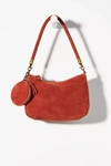 Remi/reid Duena Suede Crossbody Bag In Brown