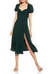 Alexia Admor Women's Sweetheart Midi Dress In Emerald