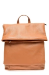 Isabella Rhea Top Handle Leather Backpack In Cognac