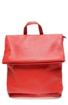 Isabella Rhea Top Handle Leather Backpack In Rosso