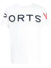 PORTS V LOGO-PRINT COTTON T-SHIRT