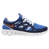 Nike Free Run 2 Low-top Sneakers In Photo Blue/orange/midnight Navy