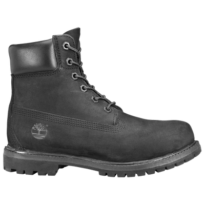 Timberland Womens  6premium Waterproof Boots In Black Nubuck/black