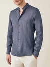 LUCA FALONI PAYNE'S GREY VERSILIA LINEN SHIRT