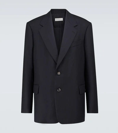 Dries Van Noten Single-breasted Wool Blazer In Black