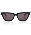 Saint Laurent Sl 462 Sulpice Acetate Sunglasses In Black-black-black