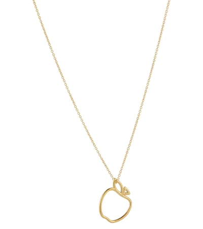 Aliita 9kt Yellow Gold Manzana Necklace