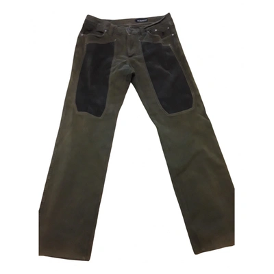 Pre-owned Jeckerson Trousers In Green