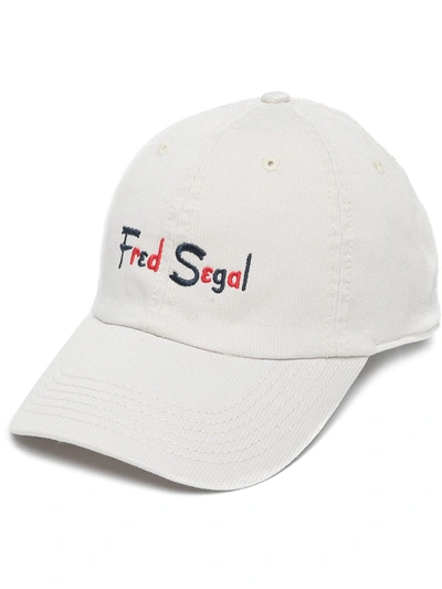 Fred Segal Logo刺绣棒球帽 In Nude