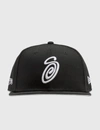 Stussy Stüssy X New Era Curly S 59fifty Fitted Cap In Black