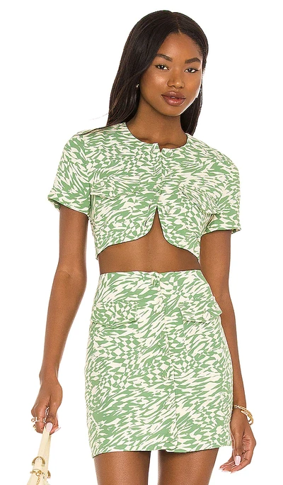 Song Of Style Gala Top In Green