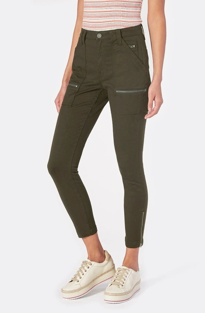 Joie High Rise Park Skinny Pants In Green