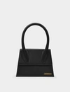 Jacquemus Small Handle And Removable Shoulder Strap In Black