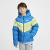 Nike Sportswear Big Kids' Synthetic-fill Jacket In Imperial Blue,lime Ice,imperial Blue,lime Ice