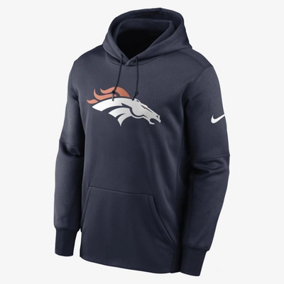 Nike Therma Prime Logo Menâs Pullover Hoodie In Navy