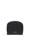 Apc Demi-lune Mini Compact Wallet In Schwarz