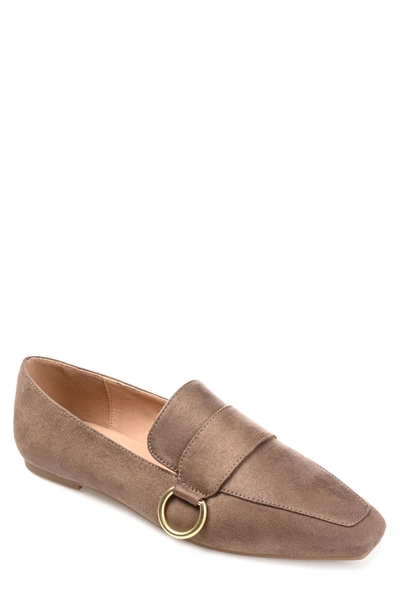 JOURNEE COLLECTION JOURNEE COLLECTION BENNTLY VEGAN LEATHER FLAT LOAFER