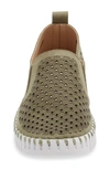 Ilse Jacobsen Tulip Slip-on Sneaker In Army