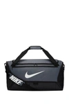Nike Men's Brasilia Duffle Bag In Fltgry/white