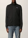 Patagonia Textured Knit Black Zip-through Sweater In Black