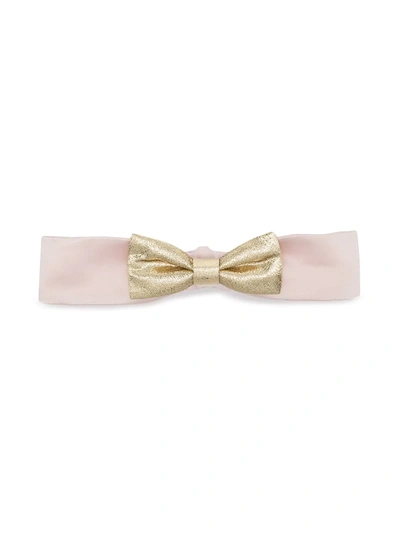 Hucklebones London Kids' Bow-detail Headband In Pink