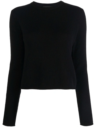 Lisa Yang Crew-neck Cashmere Jumper In Black