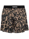 Tom Ford Silk Logo-waistband Briefs In Neutrals