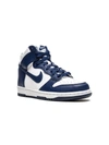 Nike Dunk High "championship Navy" Sneakers In White