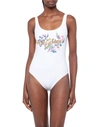 Moschino One-piece Swimsuits In White