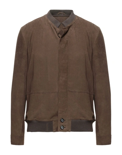 Paolo Pecora Jackets In Brown