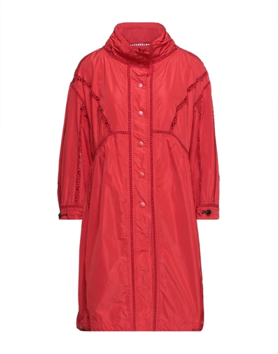 Ermanno Scervino Overcoats In Red