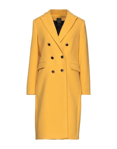 Access Fashion Coats In Yellow