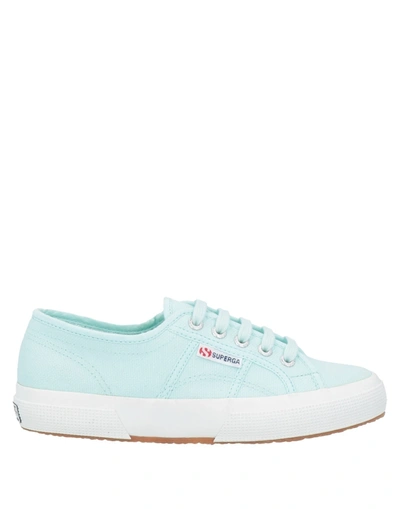 Superga Woman Sneakers Light Green Size 6.5 Textile Fibers