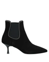 Lorenzo Mari Ankle Boots In Black
