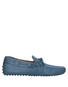 Tod's Loafers In Pastel Blue