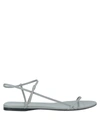 The Row Sandals In Sage Green