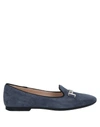 Tod's Loafers In Slate Blue