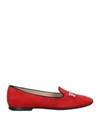 Tod's Loafers In Brick Red