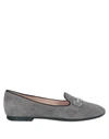 Tod's Loafers In Grey