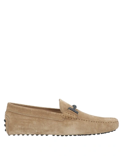 Tod's Loafers In Sand