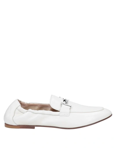 Tod's Loafers In White