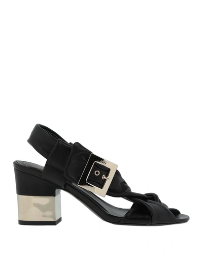 Roger Vivier Sandals In Black