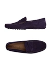 Tod's Loafers In Purple