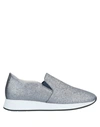 Frau Woman Sneakers Charcoal Size 6 Textile Fibers In Steel Grey