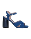Pollini Sandals In Bright Blue