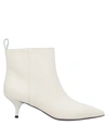 L'autre Chose Ankle Boots In Ivory